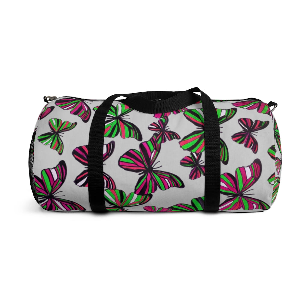 Butterflies Slate Duffel Bag