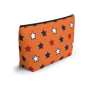 Starry Orange Accessory Pouch