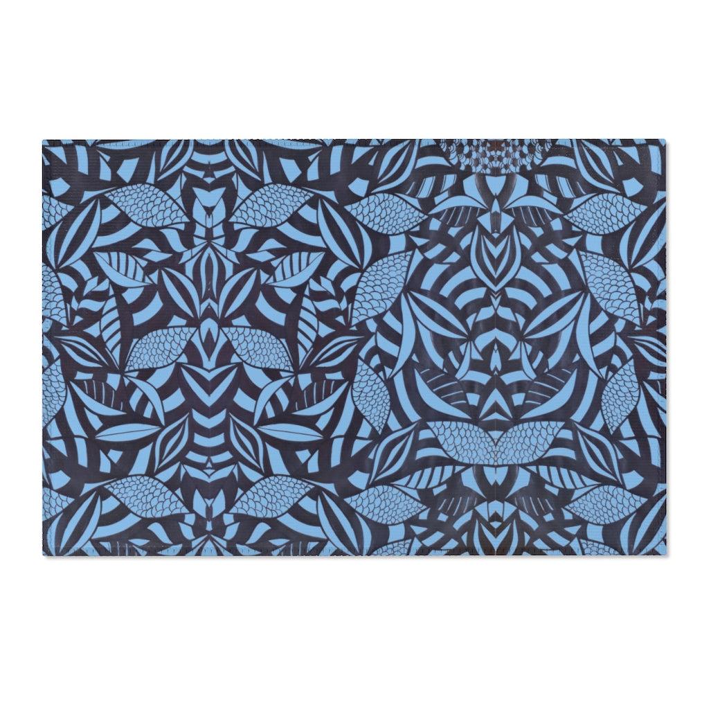 Tropical Minimalist Sky Area Rug