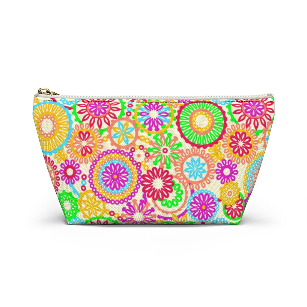 The 70's Vibe Lemon Accessory Pouch