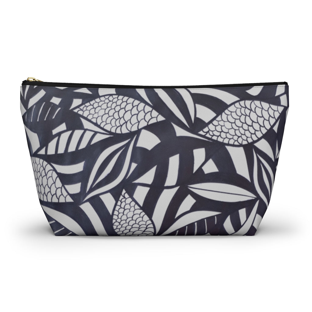 Slate Tropical Minimalist Accessory Pouch