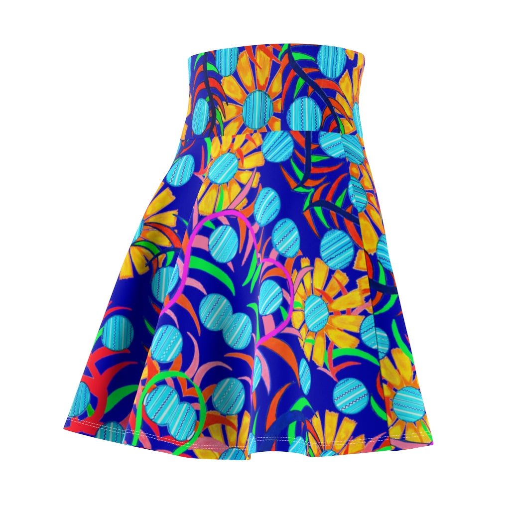 Sunflower Electric Blue Skater Skirt