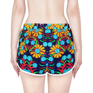Ink Sunflower Relaxed Shorts