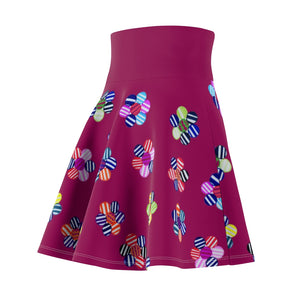 Orchid Candy Florals Skater Skirt