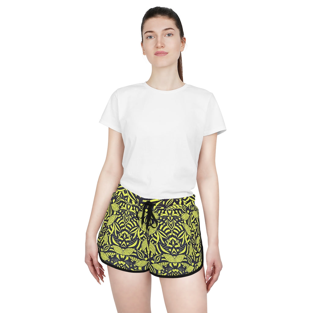 Canary Tropical Minimalist Relaxed Shorts