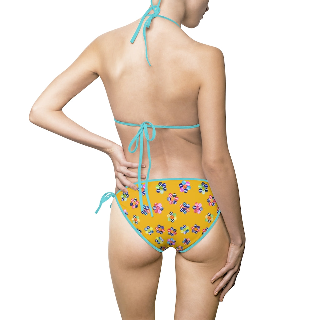 Yellow Candy Florals Bikini