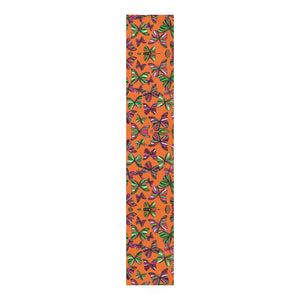 Butterflies Orange Table Runner