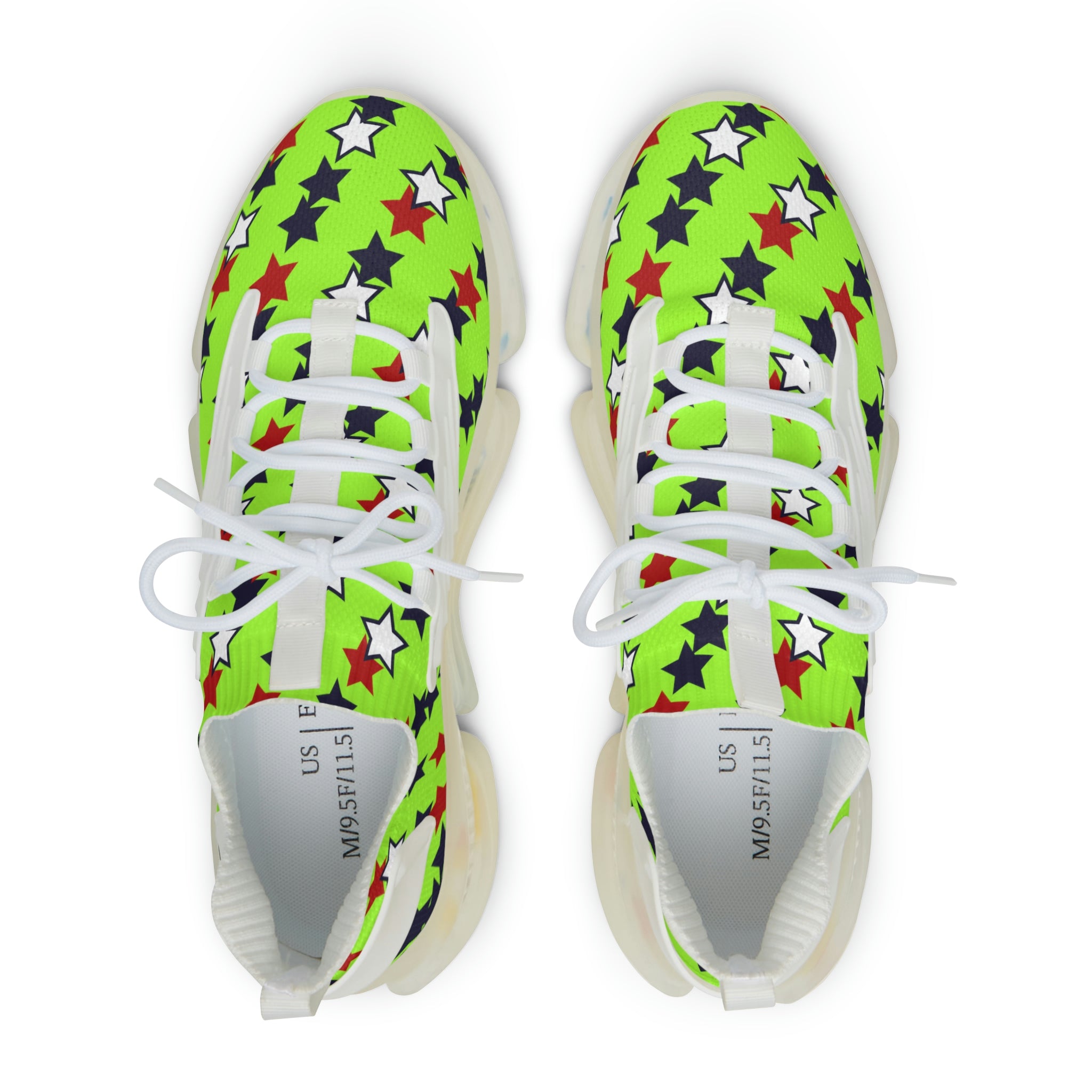 Lime Starboy OTT Men's Mesh Knit Sneakers