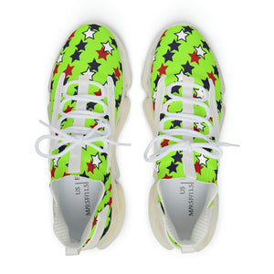Lime Starboy OTT Men's Mesh Knit Sneakers