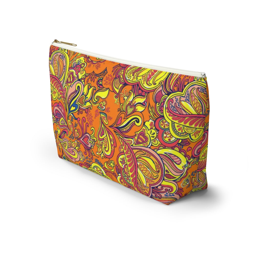 Paisley Hearts Accessory Pouch