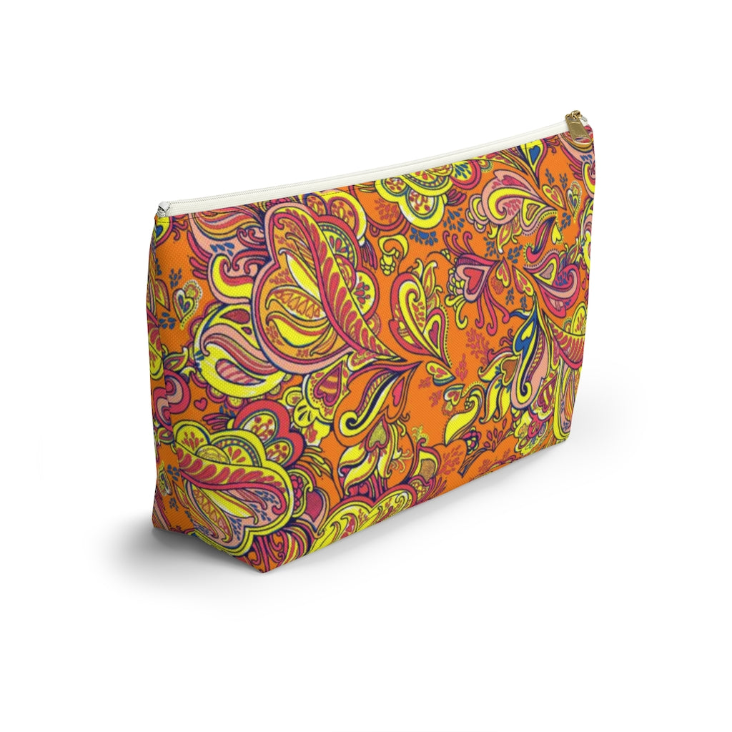 Paisley Hearts Accessory Pouch