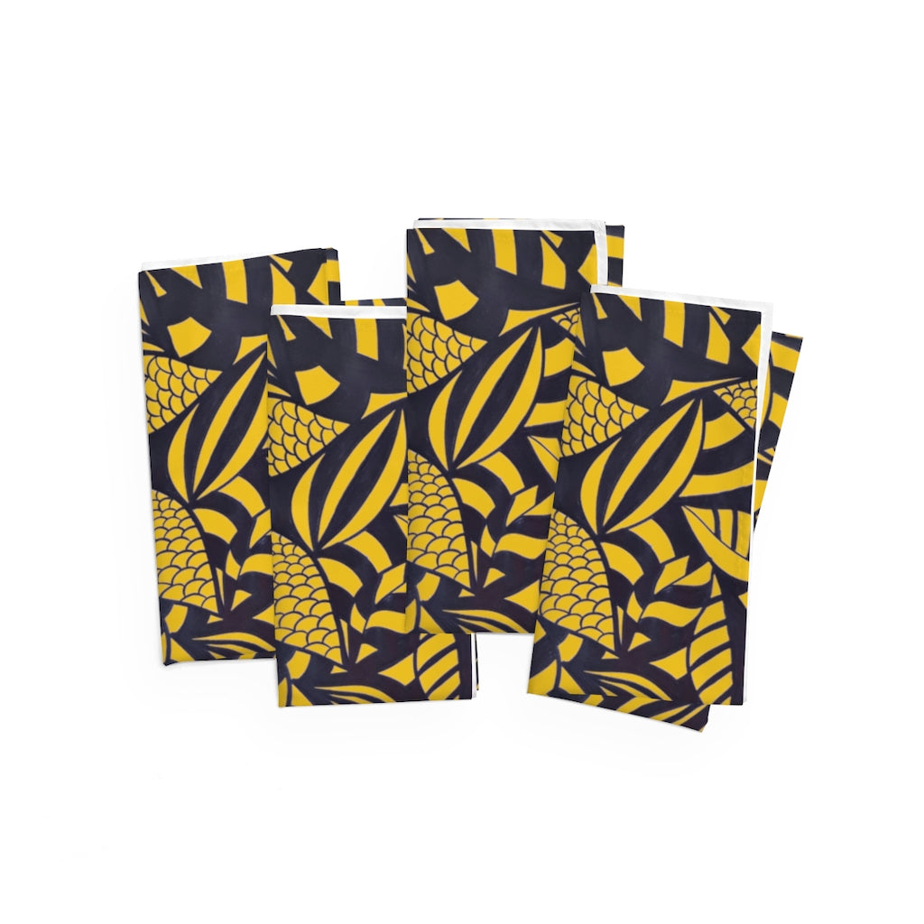 Yellow Tropical Minimalist Napkin