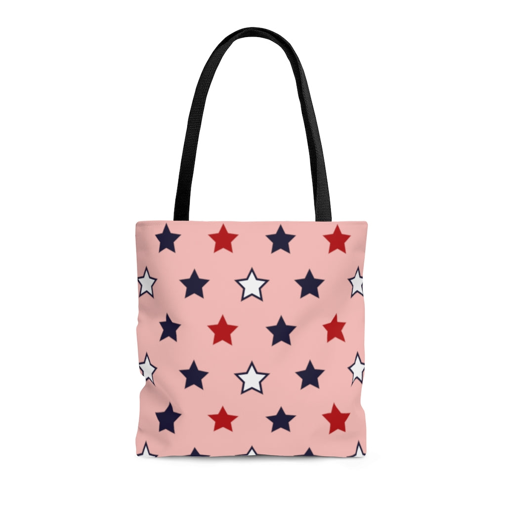 AOP Star Girl Blush Tote Bag