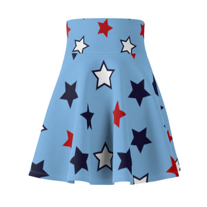 Stargirl Sky Blue Skater Skirt