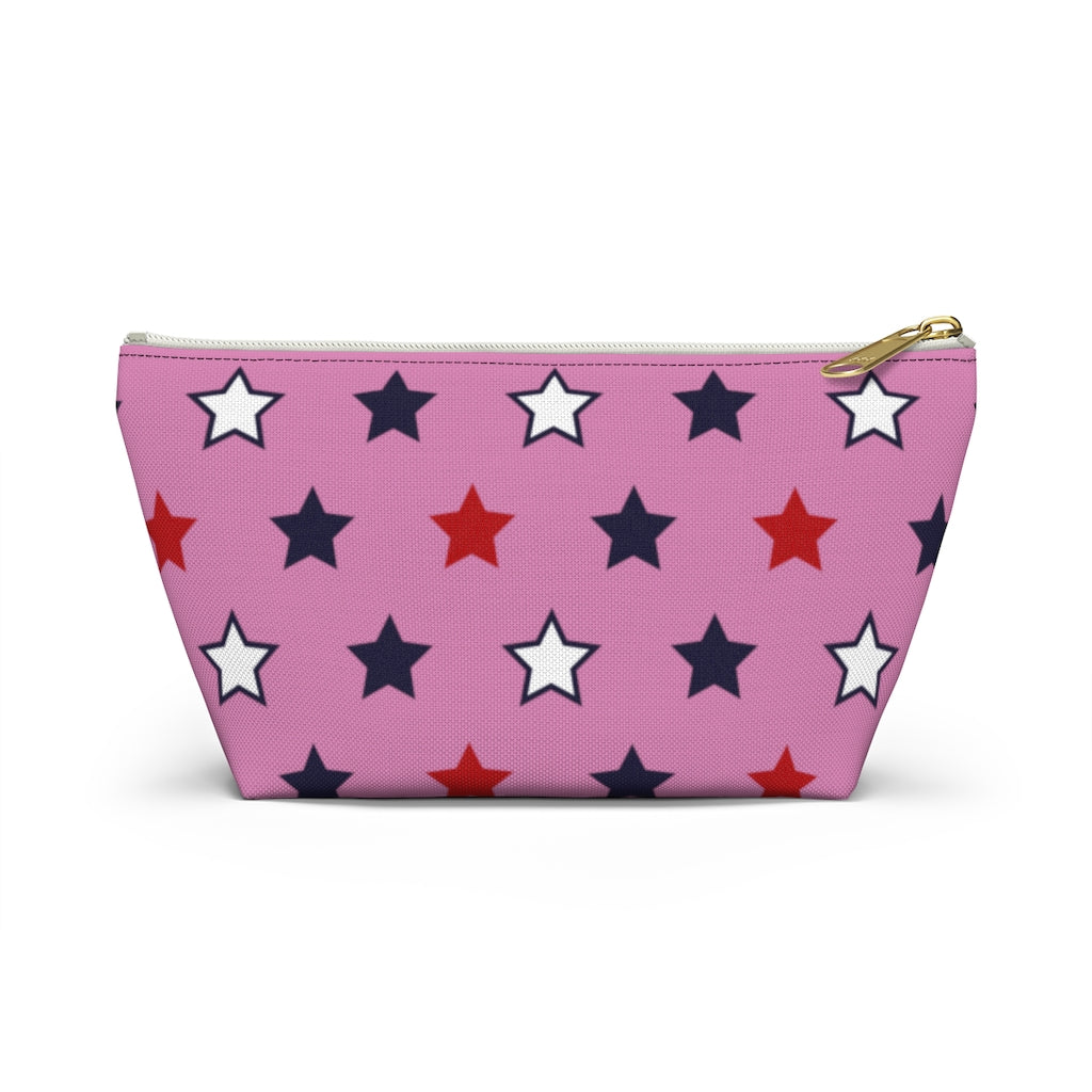 Starry Pink Accessory Pouch