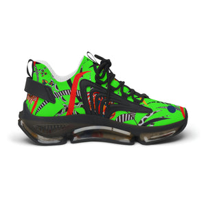 Neon Green Wildly Wicked OTT Women's Mesh Knit Sneakers