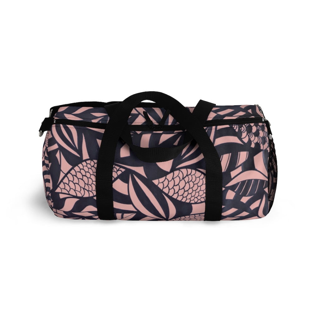 Tropical Minimalist Blush Duffel Bag