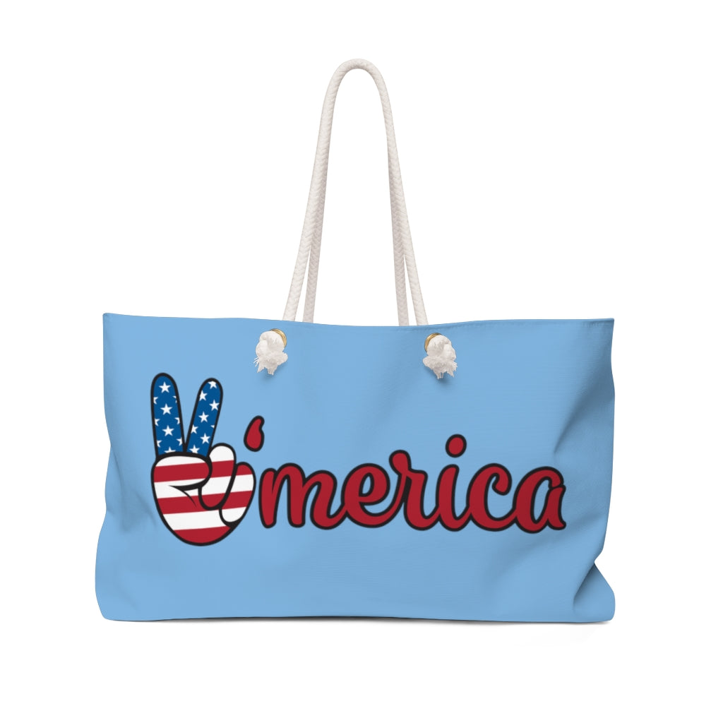 The All American Blue Weekender Bag