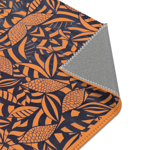 Tropical Minimalist Peach Area Rug
