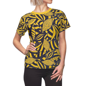 Tropical Minimalist AOP Yellow T-shirt