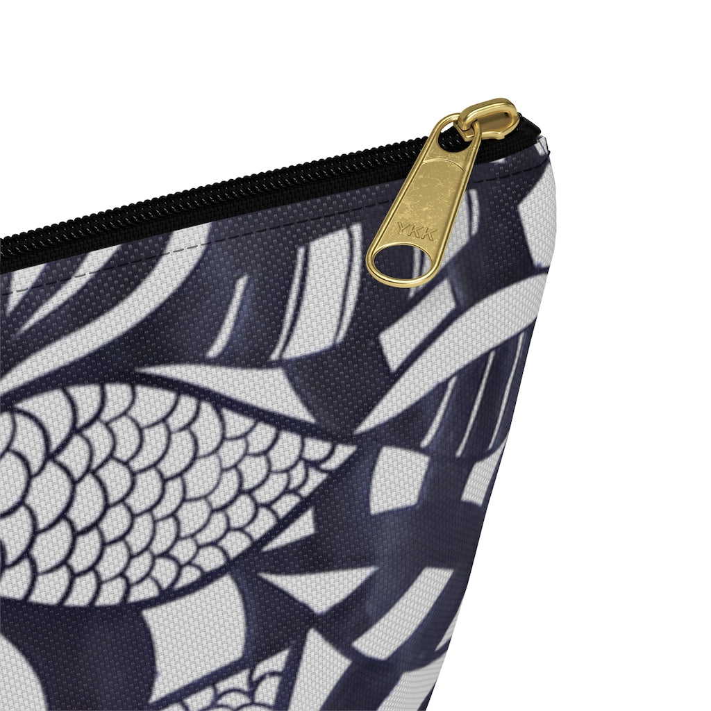 Slate Tropical Minimalist Accessory Pouch