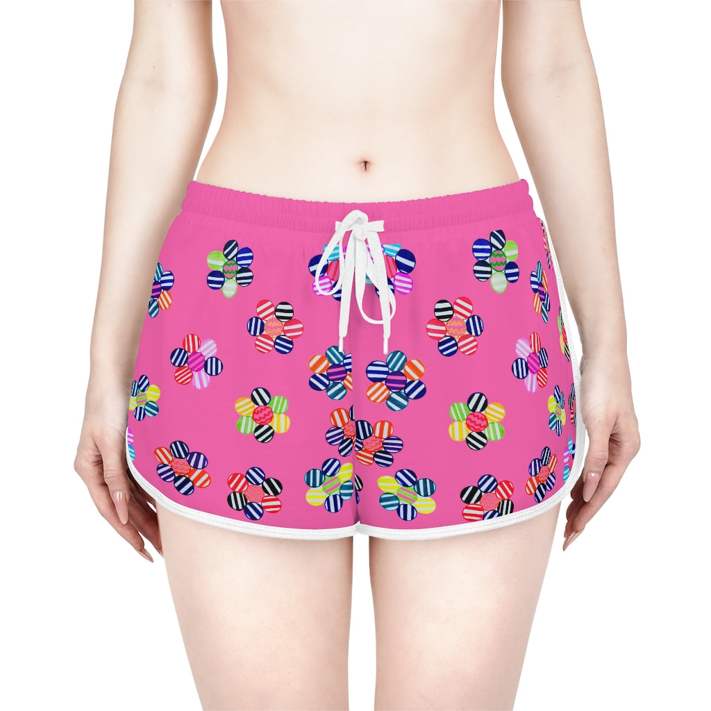 Rose Candy Florals Relaxed Shorts
