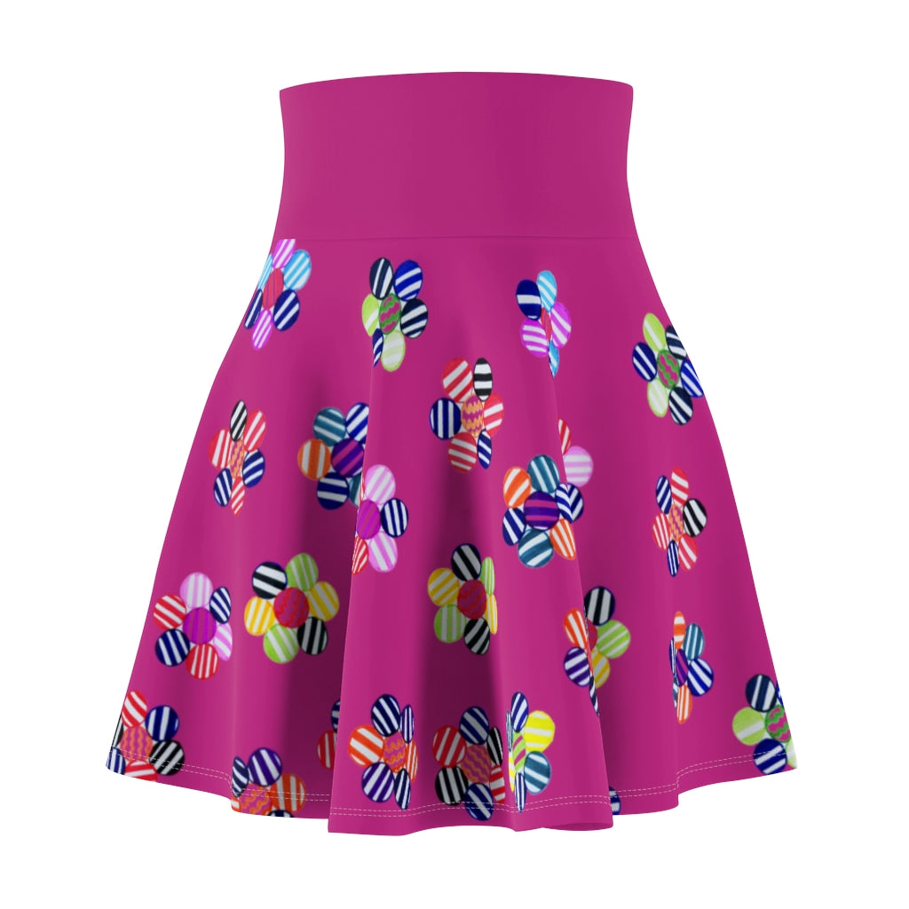 Rose Candy Florals Skater Skirt