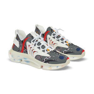 Ash Grey Wildly Wicked OTT Men's Mesh Knit Sneakers