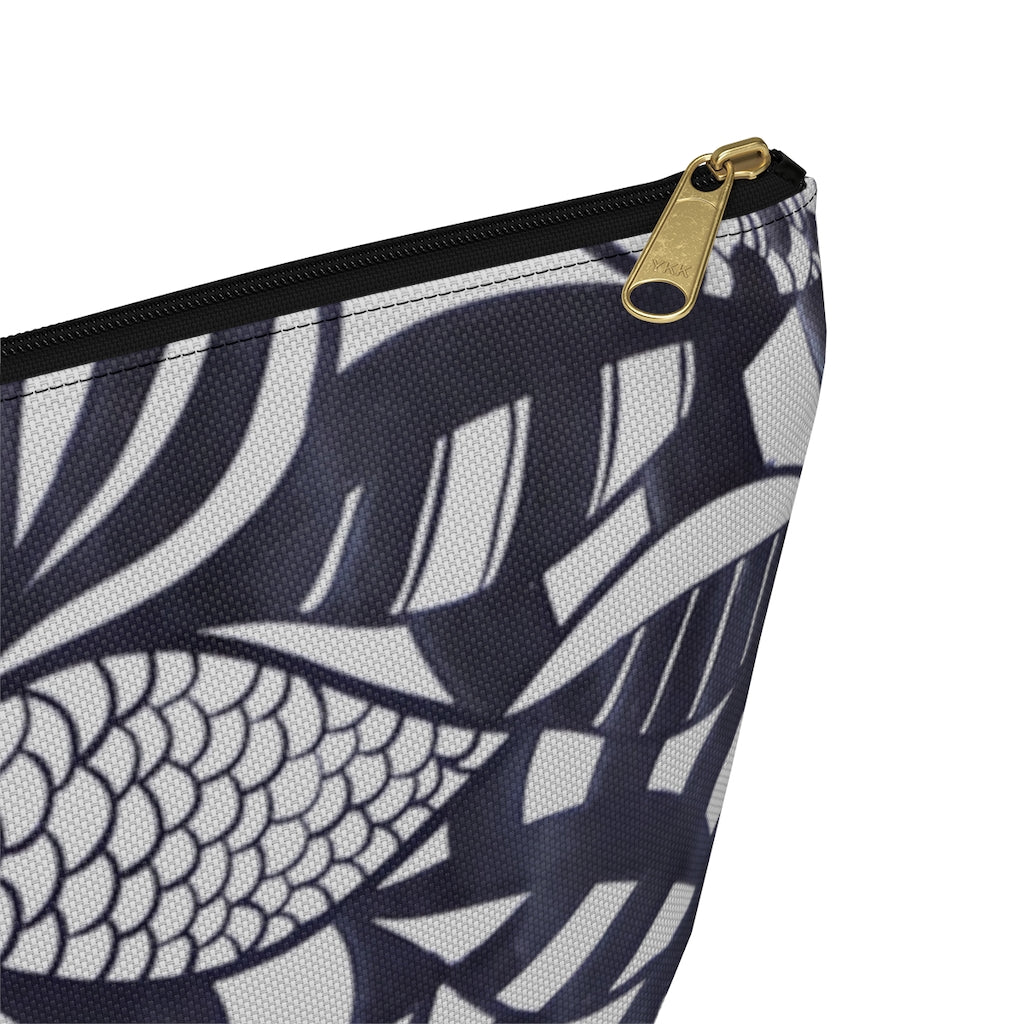 Slate Tropical Minimalist Accessory Pouch