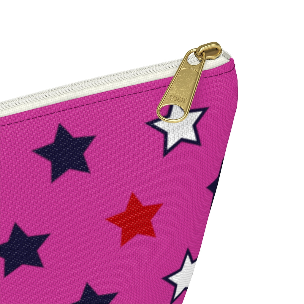 Starry Magenta Accessory Pouch