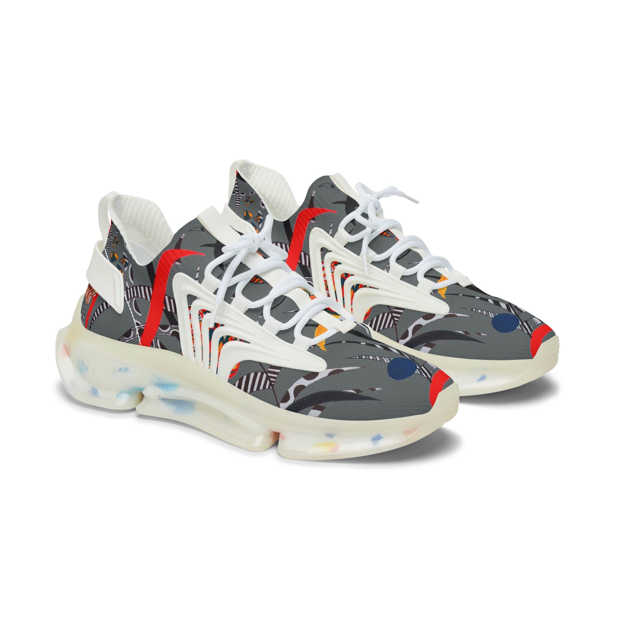 Ash Grey Wildly Wicked OTT Women's Mesh Knit Sneakers