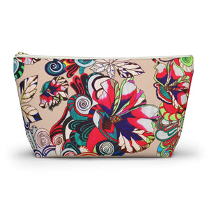 Floral Pop Nude Accessory Pouch