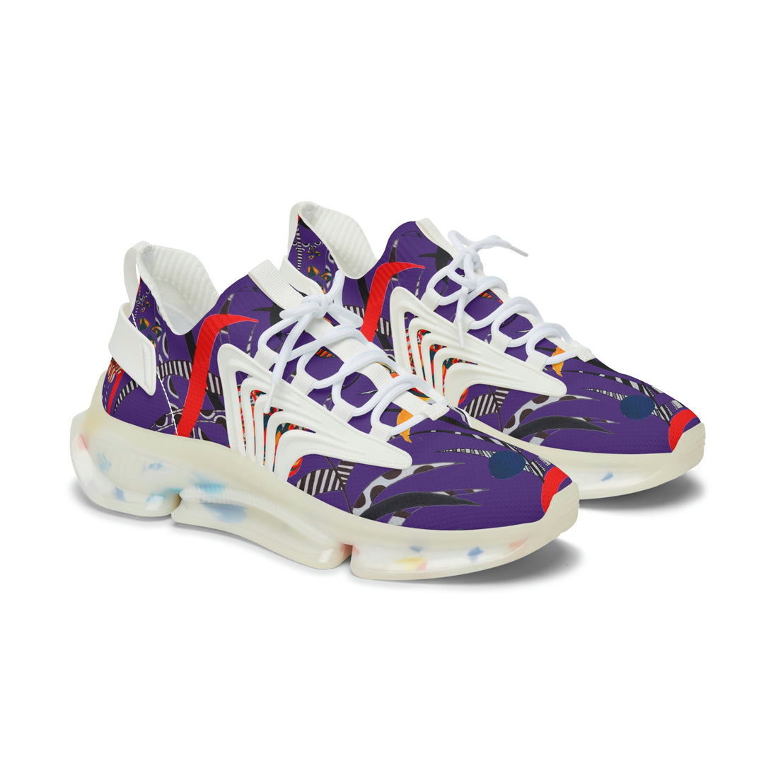 Purple Wildly Wicked OTT Women's Mesh Knit Sneakers