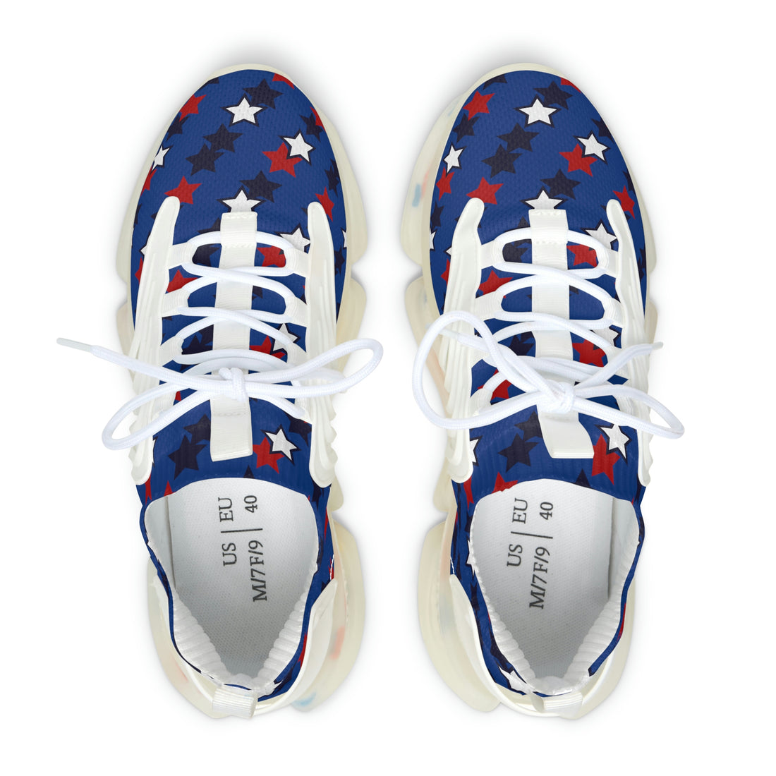 Royal Blue Stargirl OTT Women's Mesh Knit Sneakers