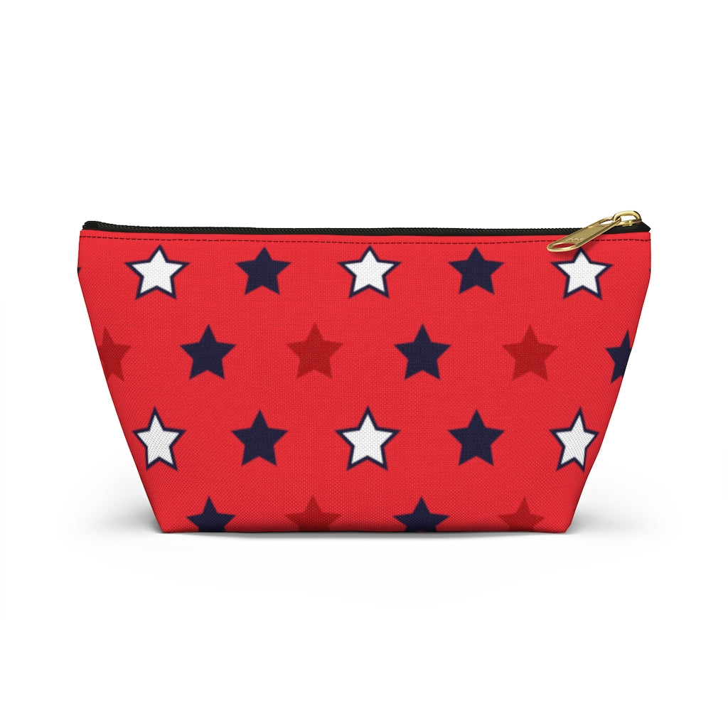 Starry Red Accessory Pouch