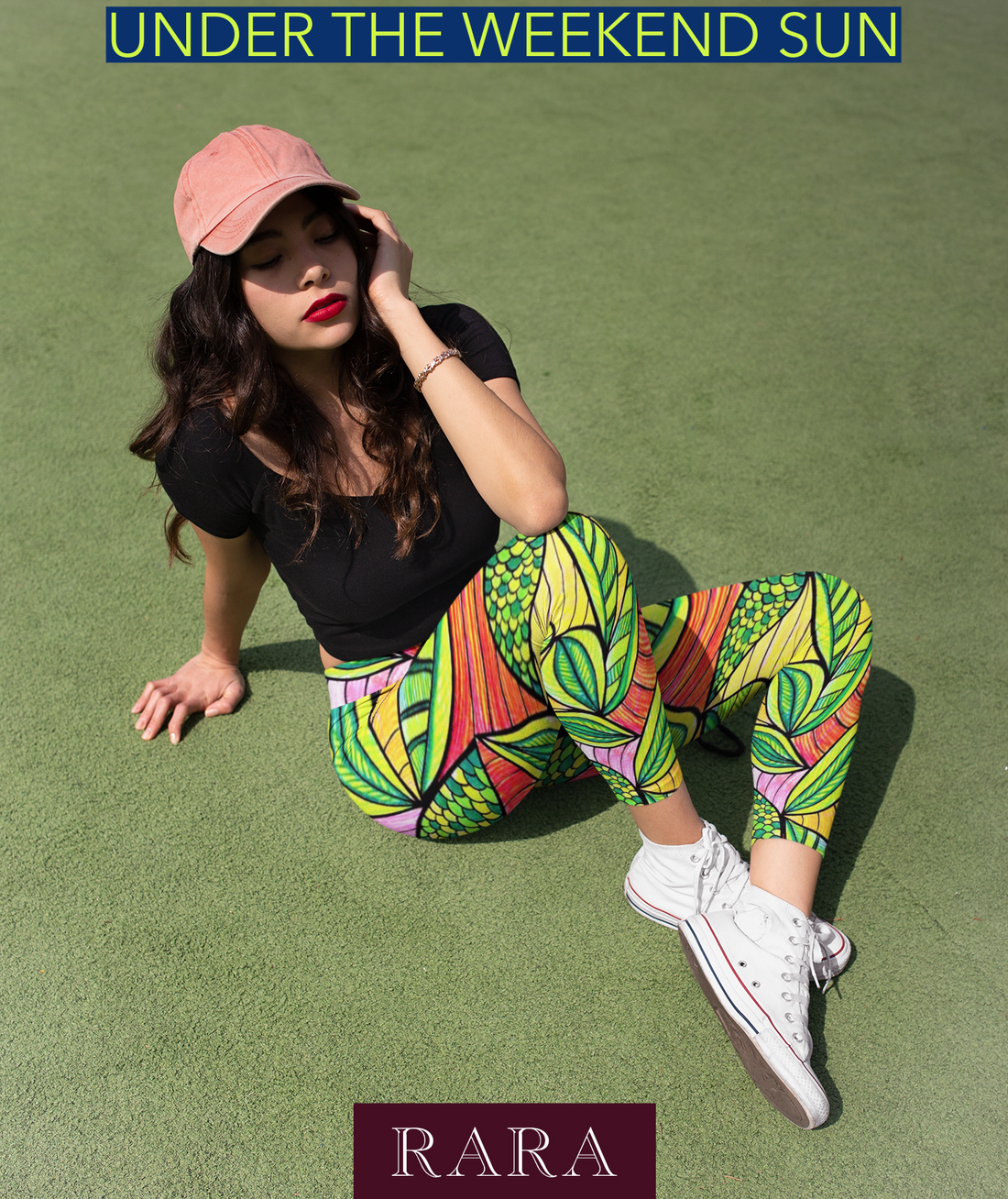 Tropical Resort Yoga Leggings